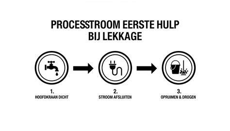 Infographic: Veelvoorkomende oorzaken van waterschade en stappenplan bij lekkage