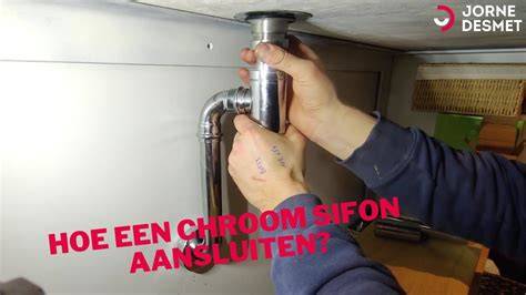 Diagram sifon-onderdelen en aansluitingen