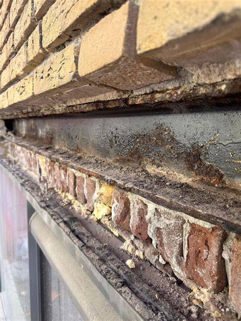 Foto: Voegen met losse stenen na verwijderen oud voegwerk