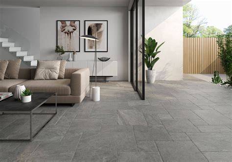 Loft-serie betegels met betonlook, verschillende formaten