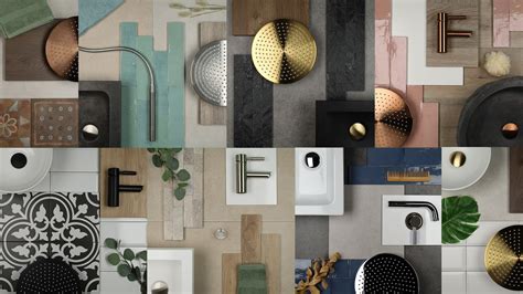 Collage van diverse materialen en afwerkingen voor interieurrenovatie.