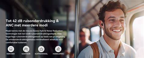 Infographic over werking van actieve ruisonderdrukking (ANC) en passieve ruisonderdrukking