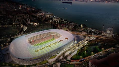 De Vodafone Arena gelegen aan de Bosporus