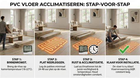 Infographic: Voorbereiding en acclimatiseren voor vliesbehang