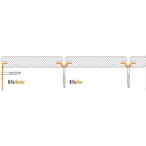 Diagram: B-fix clips met houten profiel en luchtspouw