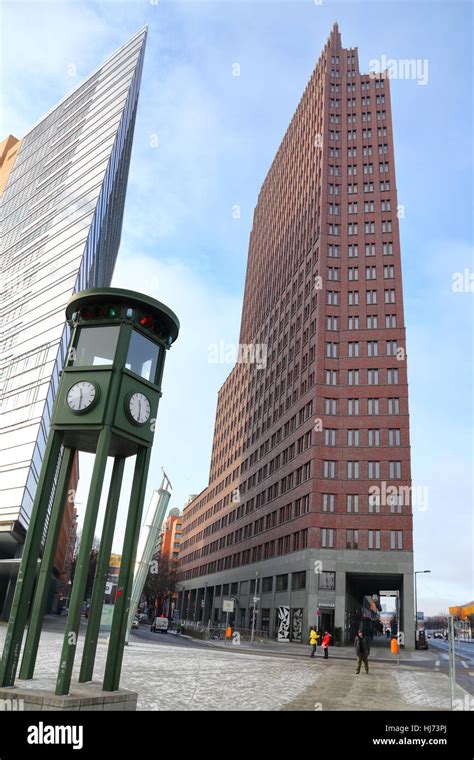 Kollhoff Tower panoramisch uitzicht op Potsdamer Platz