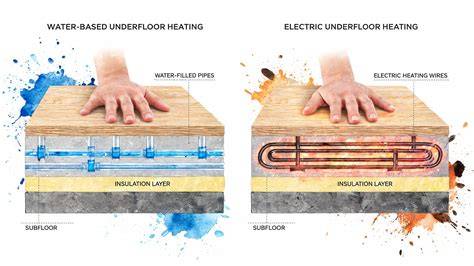 Infographic: Vergelijking elektrische vs. watergedragen vloerverwarming