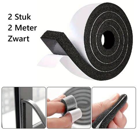 infographic functies kozijnrubber (tocht, waterdichtheid, geluid, isolatie)