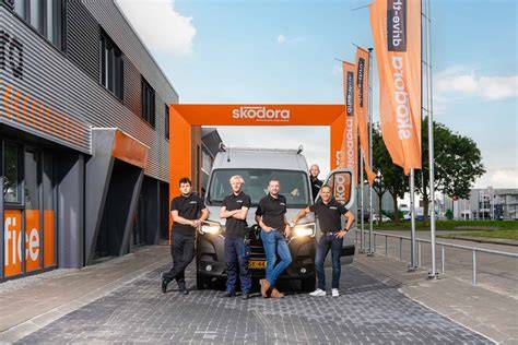 Kaart met Skodora drive-thru locaties