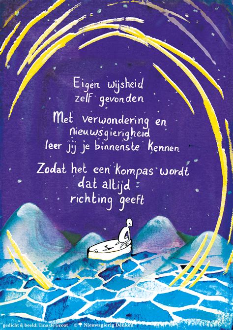 Gedicht- en natuurbeeldsamengestelde kalenderillustratie