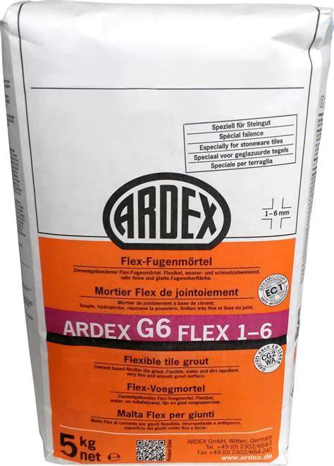 Infographics: ARDEX G6 FLEX principle and benefits