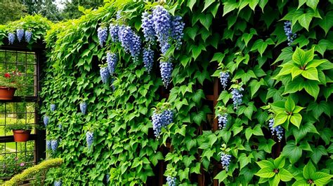Verticale tuin met hagen en klimplanten