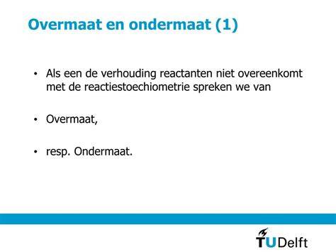 Infographic: Overmaat en ondermaat in een Reactievergelijking