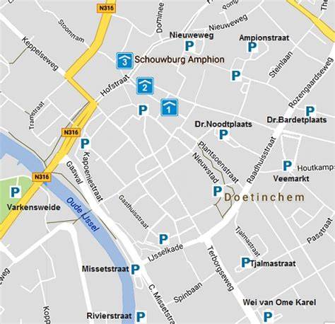 Infographic: Overzicht parkeergarages Doetinchem en tarieven