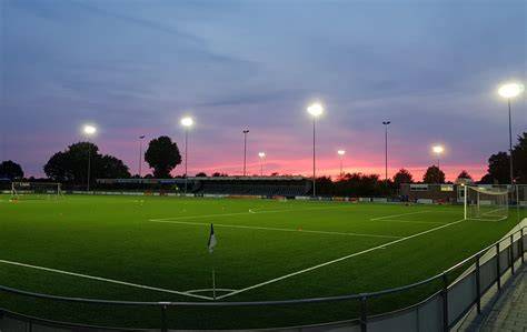 infographic over LED-verlichting en duurzame sportvelden