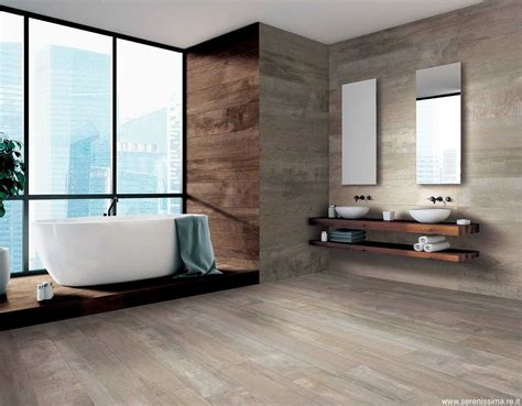 Wooninspiratie: Houtlook tegels in badkamer