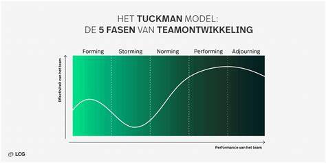 Diagram: fasen en bouwniveaus van Dunningen fase V