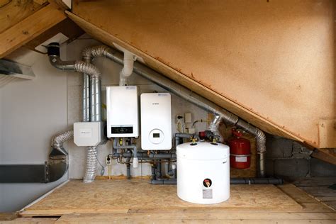 Foto montagem hybride warmtepompinstallatie