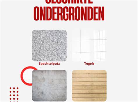 Infographic: Soorten ondergronden en geschikte tegellijmen