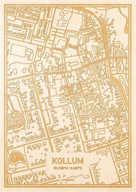 Infographic: Schematische kaart van Kollum met Poiesz-gebiedsverdeling