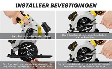 Cirkelzaag met kunststofblad voor nette randen