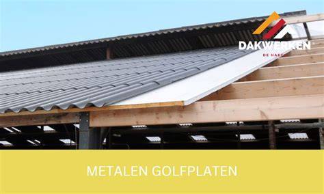Voorbeeldindeling op dak met golfplaten en dakdragers