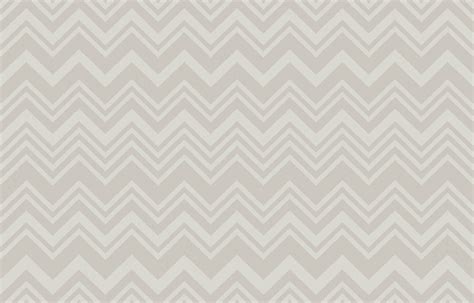 Missoni Home Macro Zig Zag behang, kleuren: wit en grijs met blauwgrijze glinstering, vrolijke geometrische zigzag