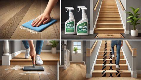 Infographic: Verhoudingen laminaat cleaner en water