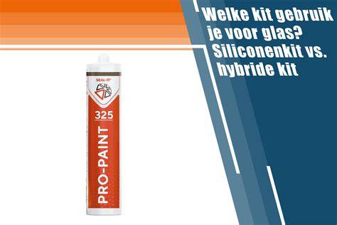 Infographic: Vergelijking acrylaatkit, hybride kit en siliconenkit
