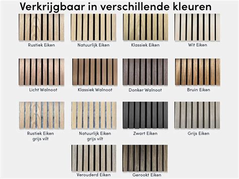 Overzicht van verschillende kleuren betonbielzen