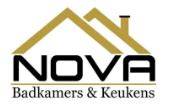 Kaart met servicegebied Nova Badkamers & Keukens