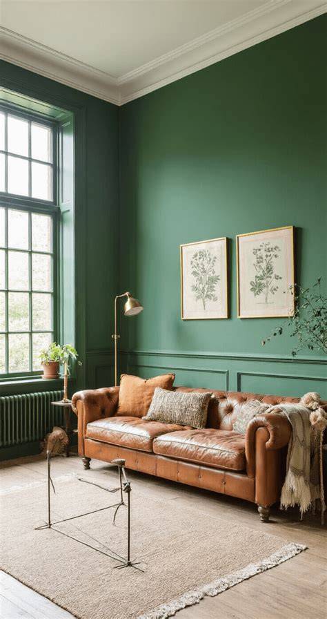 Behangvoorbeelden en sfeerbeelden van neutrale en botanische patronen in een woonkamer