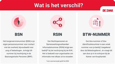 Illustratie: relatie RSIN, KVK en Belastingdienst