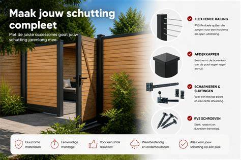 Infographic: Overzicht van schuttingmaterialen en levensduur