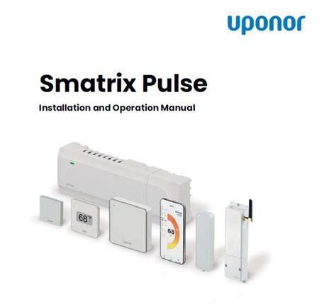 Infographic: Overzicht van Uponor Smatrix Pulse componenten en verbindingen