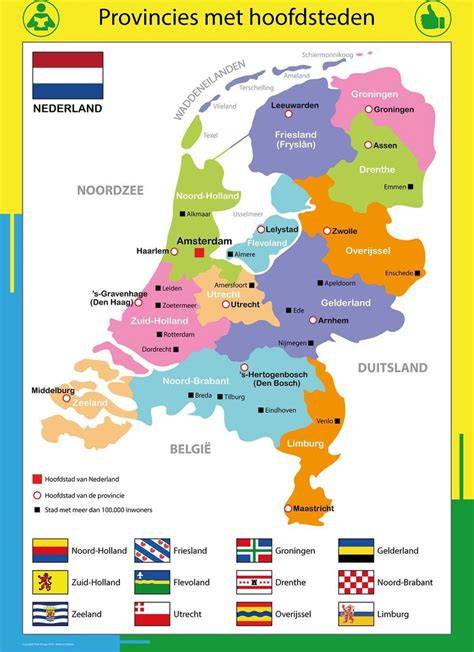 Kaart: Nederlandse provincies met populaire pick-up points voor online bestellingen
