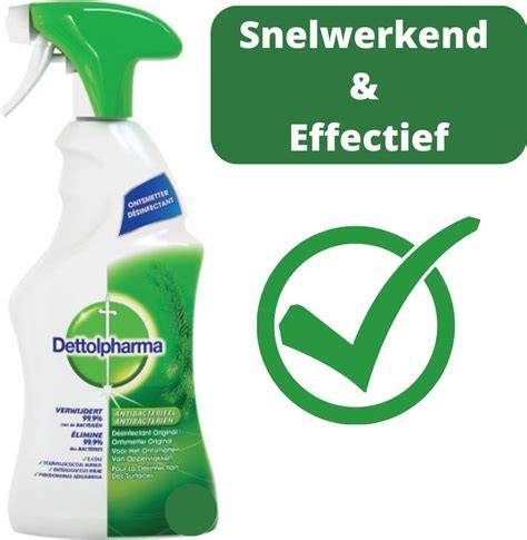 Chart: Desinfectie middelen en werkzaamheid