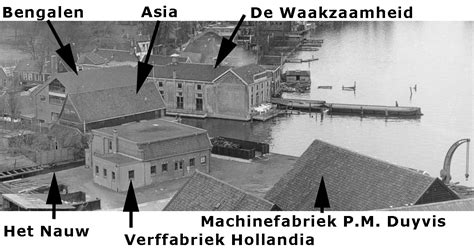Diagram: verkenning van Lagendijk met pakhuis Asia en Het Pink