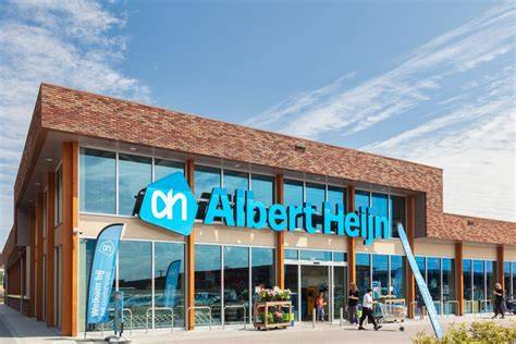 Infographic: CO2e-splitsing en reductiepad van Albert Heijn