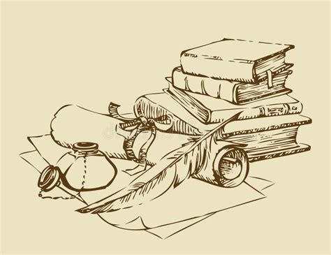 Een stilleven met een schrijfmachine, inktpot en natte papieren, symbolisch voor het werk van Broodthaers.