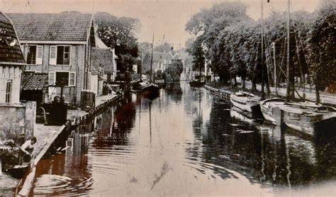 historisch kaartbeeld Oude Rijn Kreekruggen