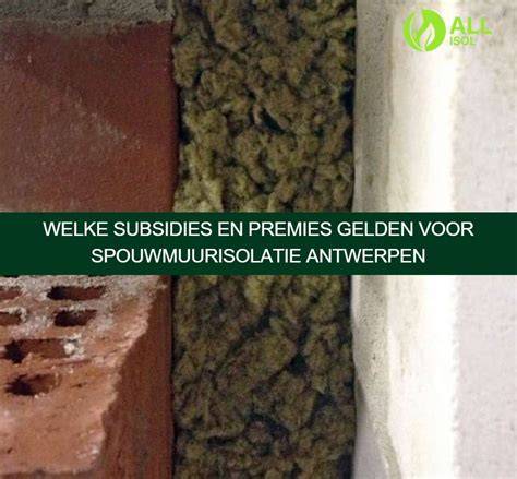 kaart: subsidies voor spouwmuurisolatie