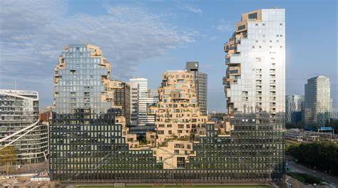 Foto: The Valley, Amsterdam, met groengevel
