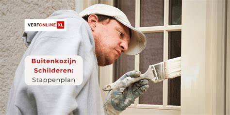 Infographic: stappenplan buiten schilderen