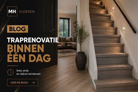 Infographic: Stappenplan traprenovatie in één dag