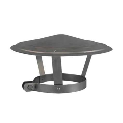 Gegalvaniseerde regenkap op schoorsteen met diameter 180 mm