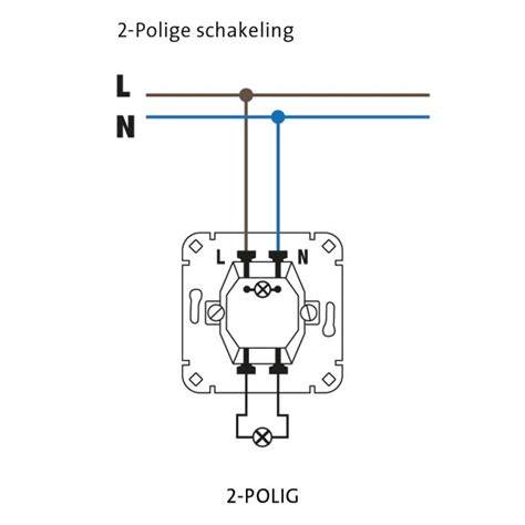Infographic: Aansluitingen van een 3-polige schakelaar in badkamerventilatie