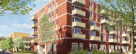 Infographic: voorgestelde woningtypes en herverdeling sociale- en middenhuur in Liendert