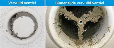 Infographic: Verschillende typen ventielen en hun positie in plafond of muur