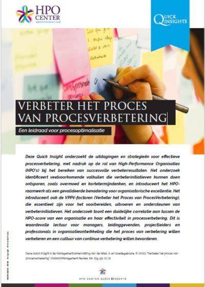 Infographic: Overzichtsschema van procesverbetering en samenvoeging